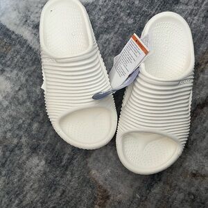 NEWCrocs White Slide Sandals